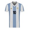 Levné Argentina Messi 10 Anniversary Dětské 2024 Krátký Rukáv